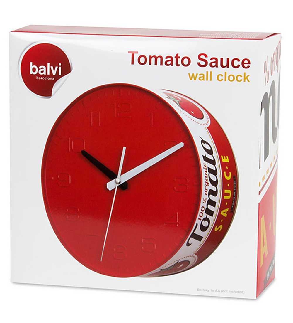 Relógio de parede Tomato Sauce