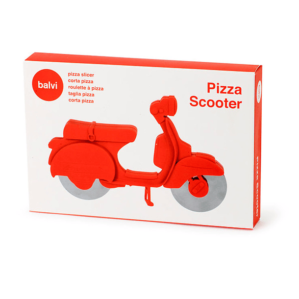 Cortador de pizza Scooter Vermelho 5