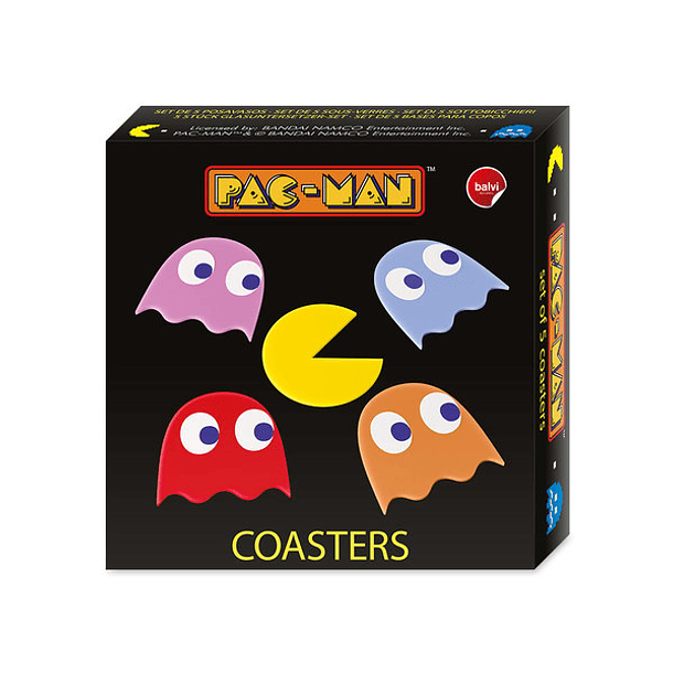 Bases para copos Pac-Man 4