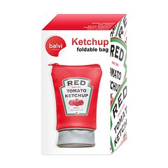Bolsa dobrável Ketchup