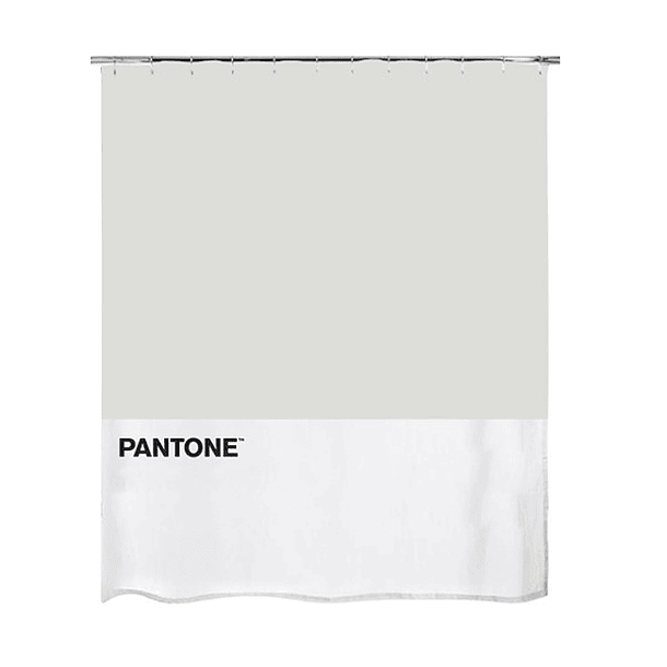 Cortina de banho Pantone Cinzento 1