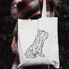 Tote Bag Vegan Bulldog Frank