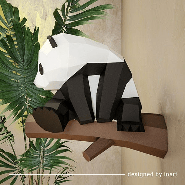 Panda 3D Papercraft 1
