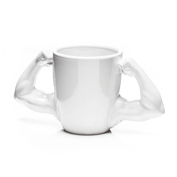 Caneca Strong Arms - Branco 1