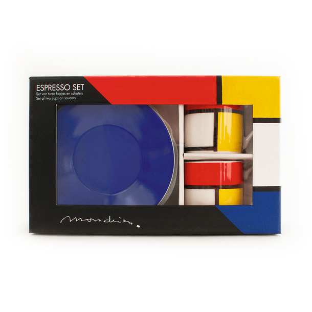 Conjunto chávenas café Mondrian 3