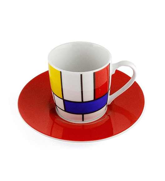 Chávena café Mondrian