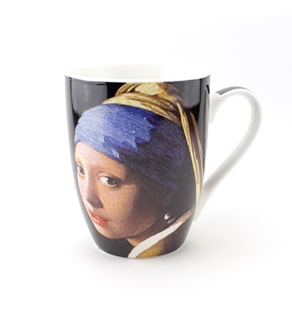 Caneca Rapariga com brinco de pérola, de Vermeer
