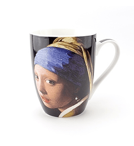 Caneca Rapariga com brinco de pérola, de Vermeer