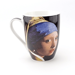 Caneca Rapariga com brinco de pérola, de Vermeer