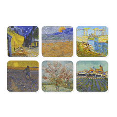 Bases para copos com obras de Van Gogh