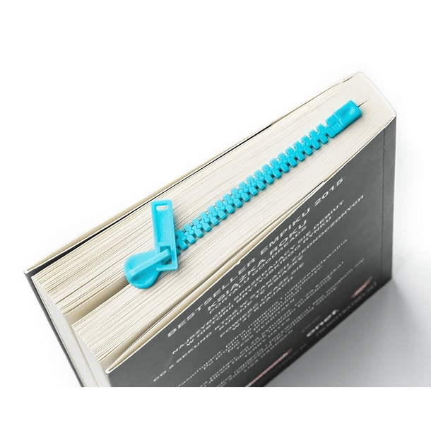 Marcador livros Zipper Azul 1