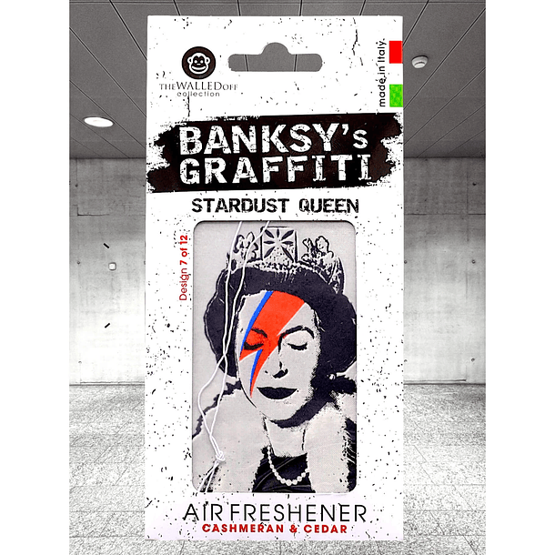Ambientador para carro Banksy’s Graffiti, “Stardust Queen” 4