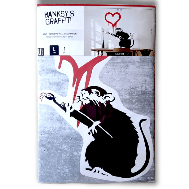 Adesivo de parede Banksy's Graffiti, 