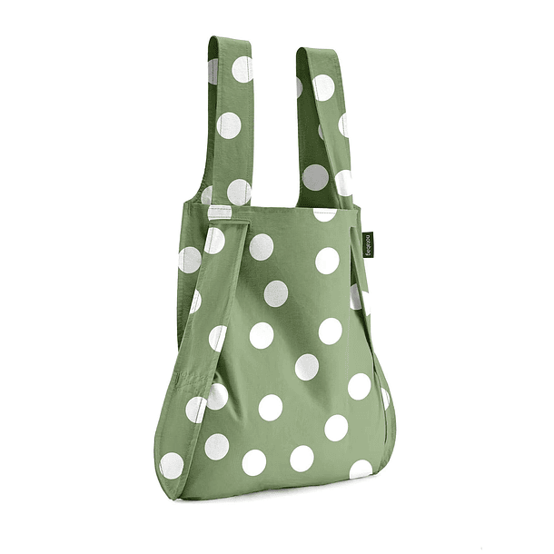 Notabag Bag & Backpack Olive Dots 3