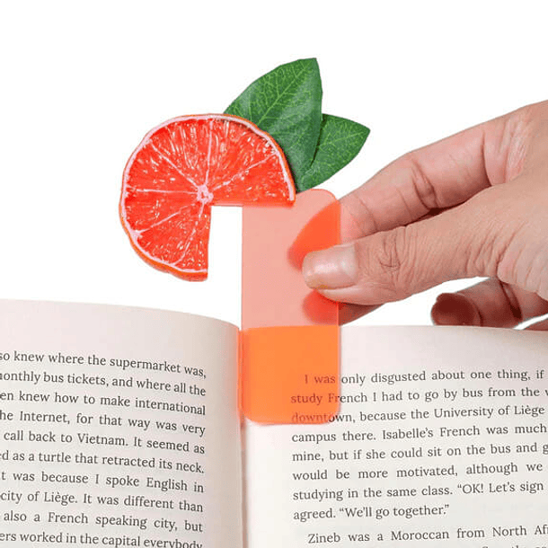 Marcador de livros Fruitmarks Toranja 2