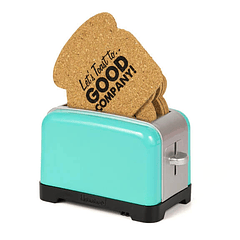 Bases para copos Toaster Coaster Azul