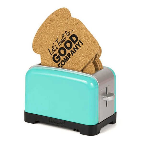 Bases para copos Toaster Coaster Azul 1