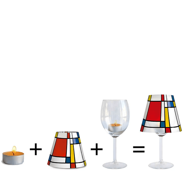 Abajur Tealight Mondrian 2