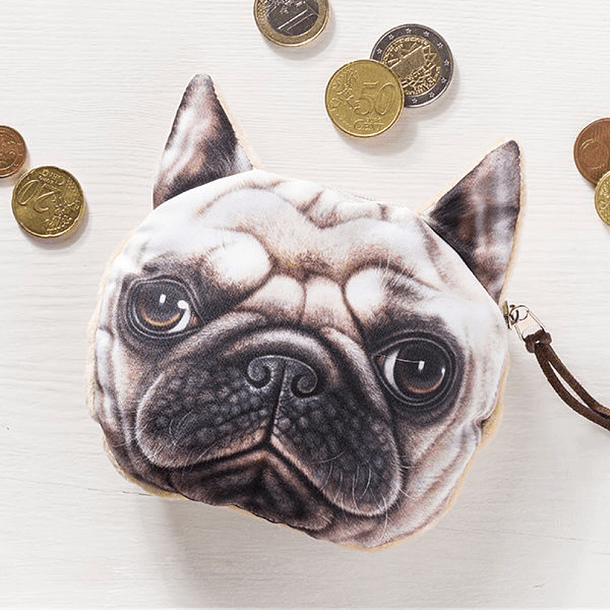 Porta-moedas French Bulldog 3D 1