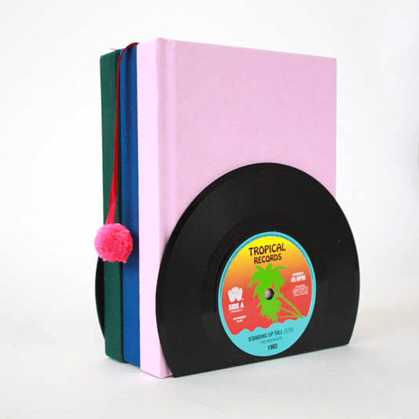 Cerra-livros Vinyl Retro 1