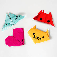 Guardanapos Origami