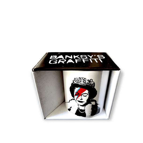 Caneca Banksy’s Graffiti “Stardust Queen” 4
