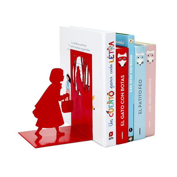 Cerra-livros Capuchinho Vermelho 3