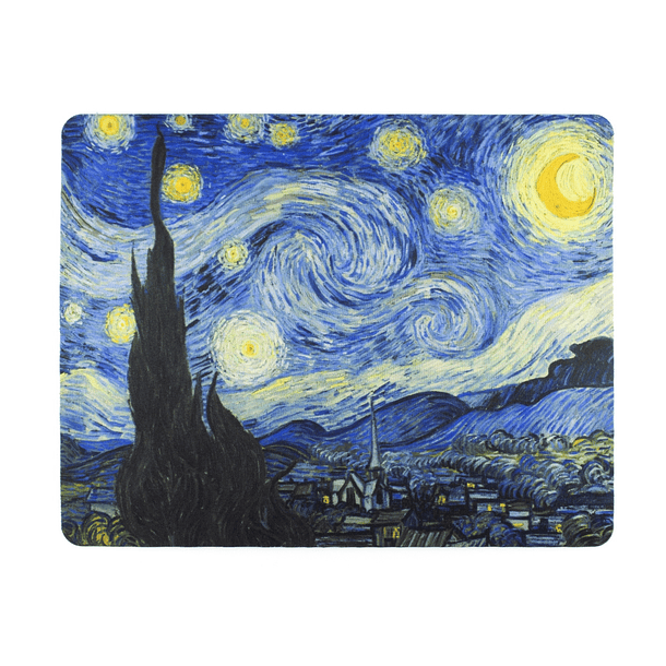 Tapete para rato Noite Estrelada, de Van Gogh 2