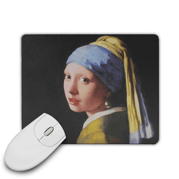 Tapete para rato Rapariga com brinco de pérola, de Vermeer 1