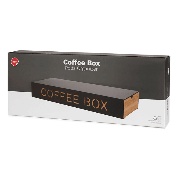 Caixa para cápsulas de café Coffee Box - Preto 7