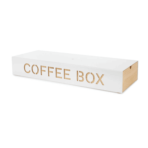 Caixa para cápsulas de café Coffee Box - Branco 6