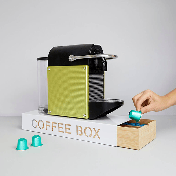 Caixa para cápsulas de café Coffee Box - Branco 2