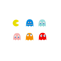 Marcadores de Copos Pac-Man 