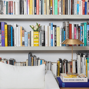 Jarra para flores Book amarelo