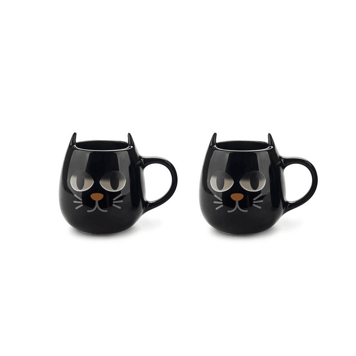 Conjunto 2 chávenas mágicas de café Wake Cat 3