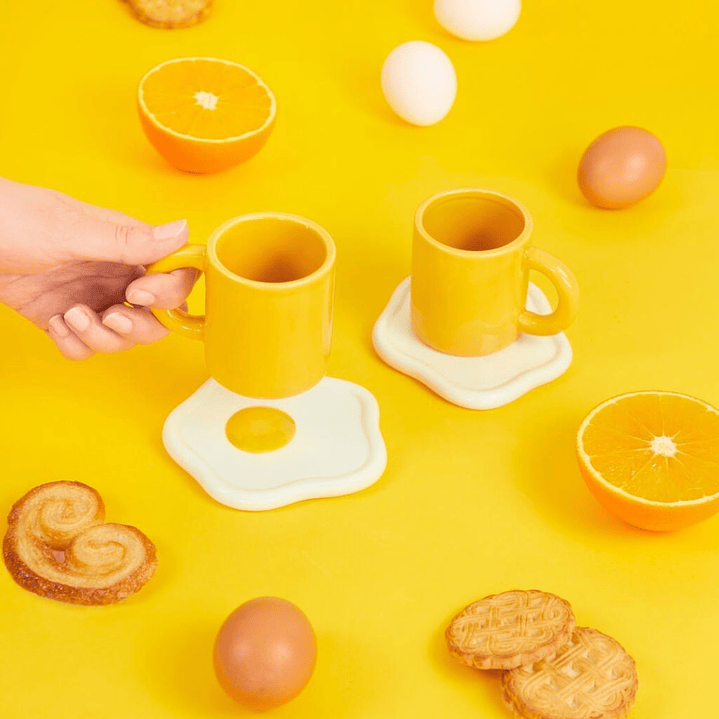 Conjunto 2 chávenas de café Sunny Side Up 1