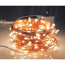 Cadena de cobre: 100 luces, 10 metros