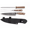 Trilogía En Cuero: Pincho Pro + Cuchillo Curacaví + Astil