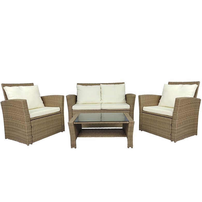 Juego Living Terraza Kanpur 4 Pers