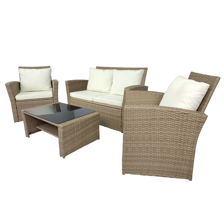 Juego Living Terraza Kanpur 4 Pers