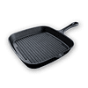 Sartén Grill Cuadrado Fierro Fundido 23cm Para Parrilla