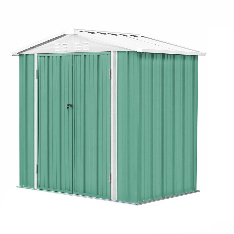 Bodega Jardín 198x126x212 Homeshed Color Verde Menta (Caja Mala)