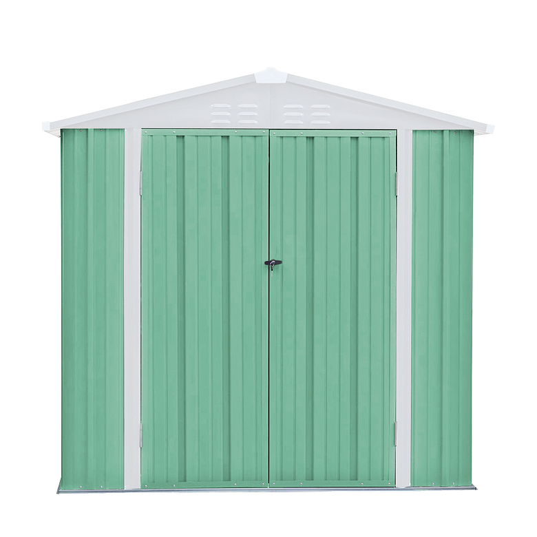 Bodega Jardín 198x126x212 Homeshed Color Verde Menta (Caja Mala)