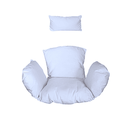 Cojín Silla Colgante M/L Blanco