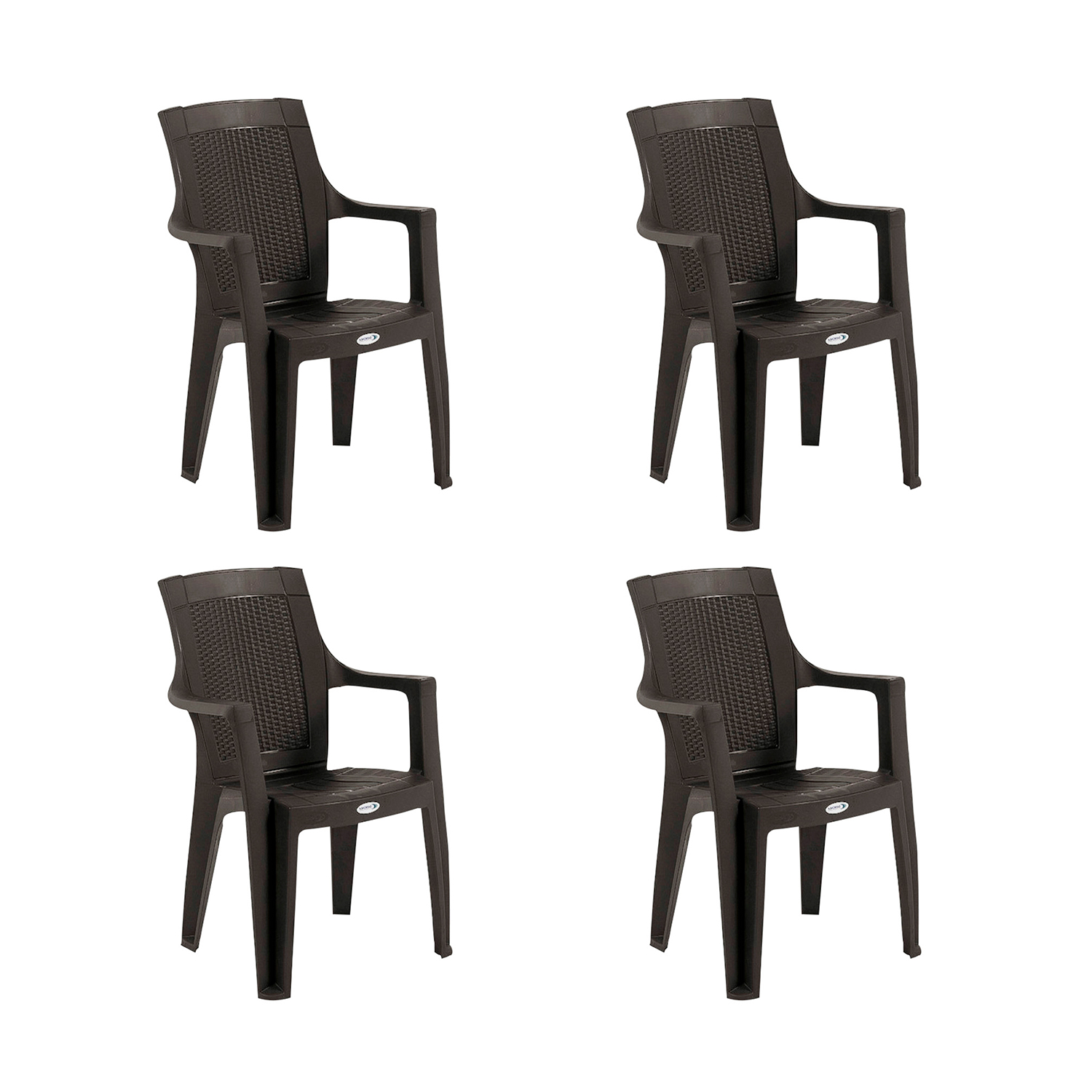 Sillas De Comedor Eterna Chocolate 4 Unidades