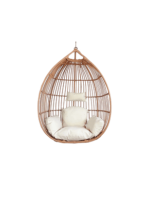 Silla Colgante Maui M Cojín Marfil (Sin Estructura)