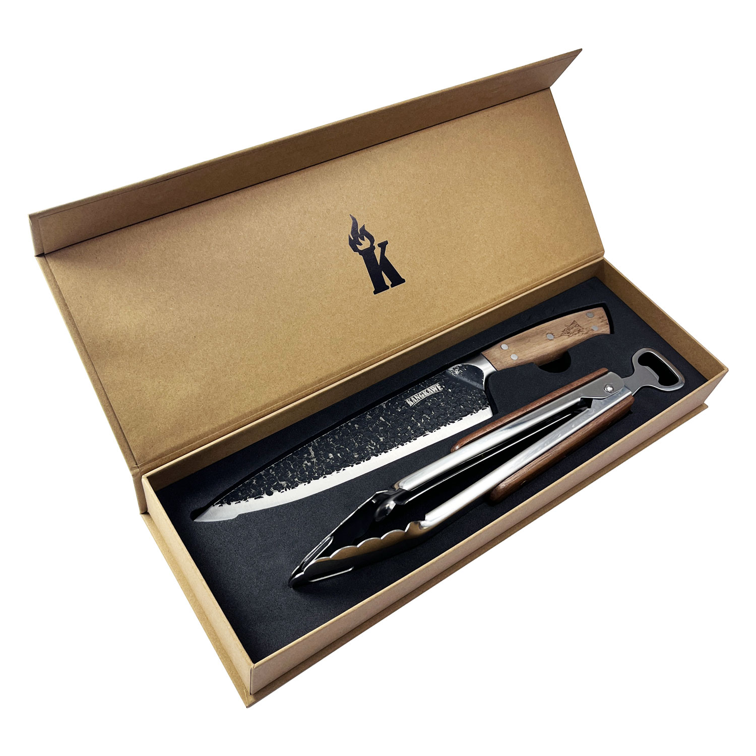 Set Parrillero Cuchillo Curacaví + Tenaza 10" Edición Limitada