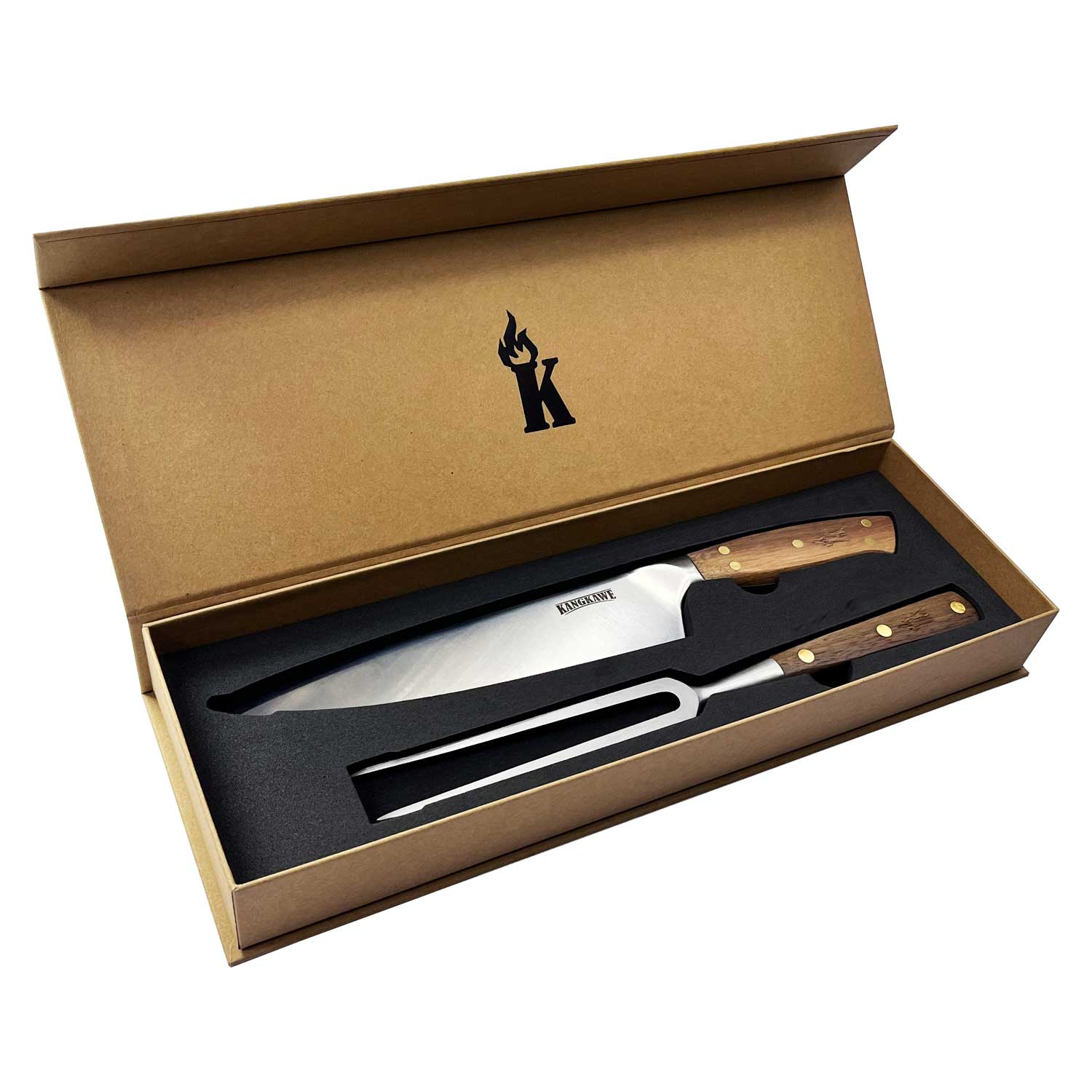 TRILOGIA EN CUERO PINCHO PRO + CUCHILLO CATEMU + ASTIL
