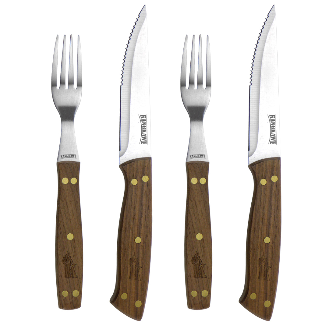 Set Cuchillos Y Tenedores Prm 8 Pcs Wayu
