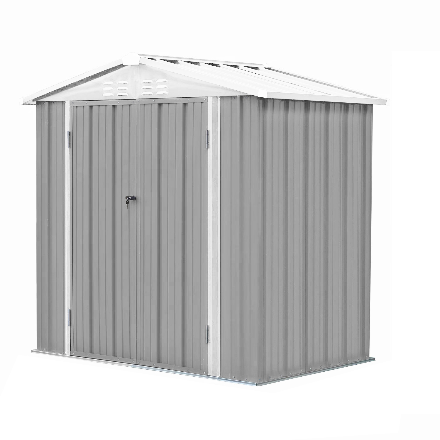 Bodega Jardín con Repisas 198x126x212 Homeshed Color Gris